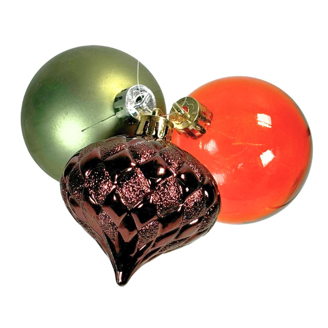 Bauble 6Cm - Set Of 3