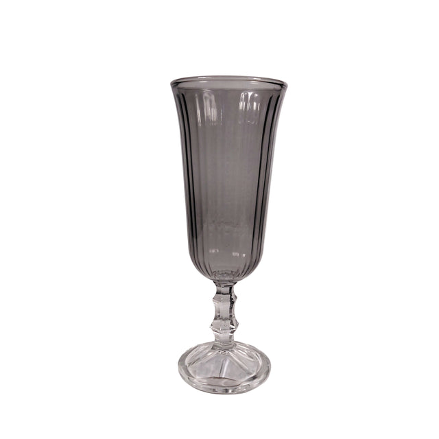 (046000460)CHAMPAGNE GLASS 120ML - GREY