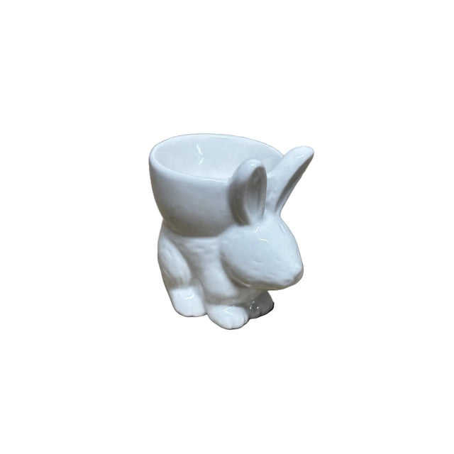 Bunny egg cup 7cm white