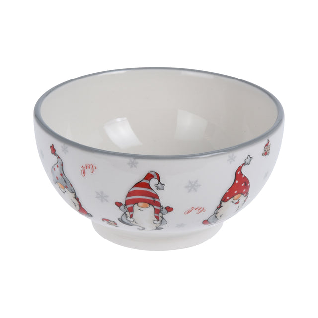 Bowl Small Gnome 14x7cm - Grey