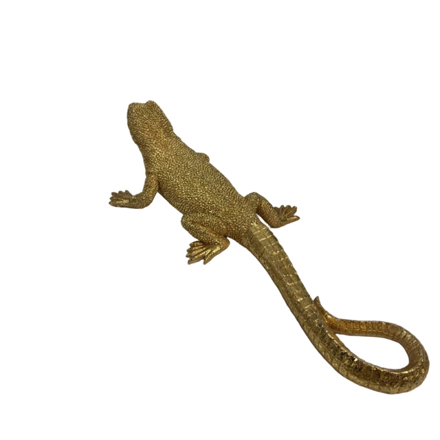 Gecko sculpture 36x12.5cm