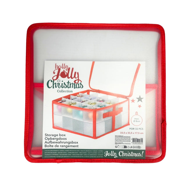 Storage Box 30x30x15cm. 32 Section Zip Cube