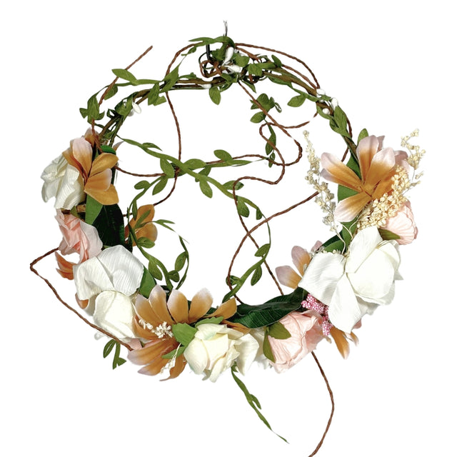 Big Roses Head Garland