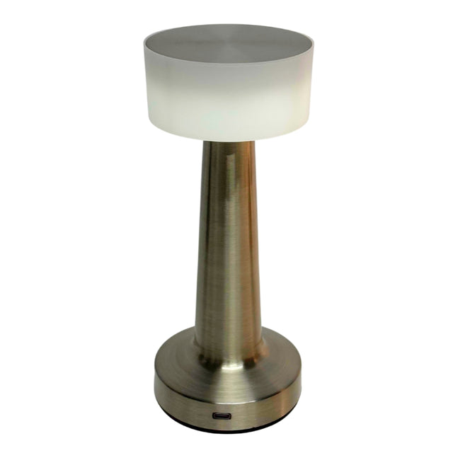 Lamp 21cm - Silver - 3 Settings