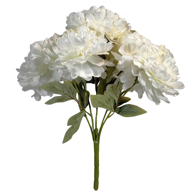 Peony Bunch 50cm - White