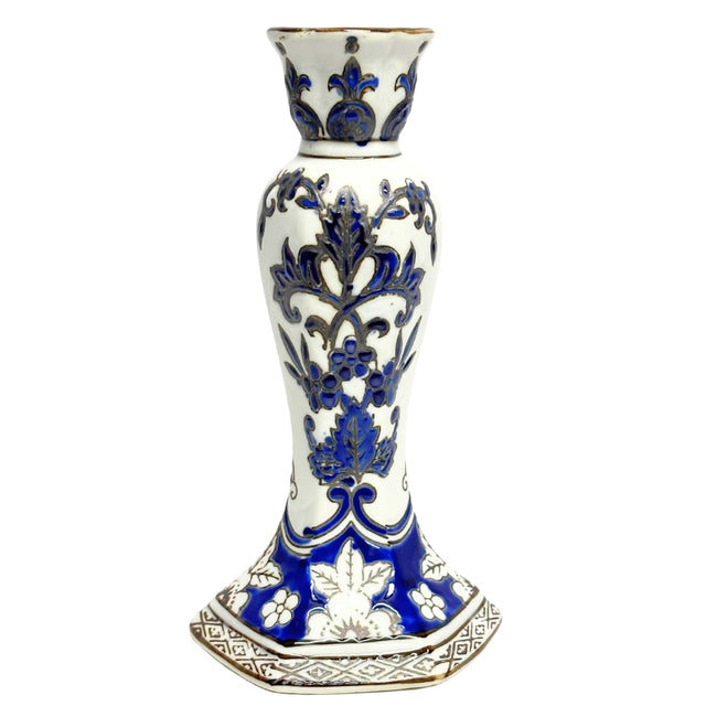 Ceramic candle stand 21x10cm