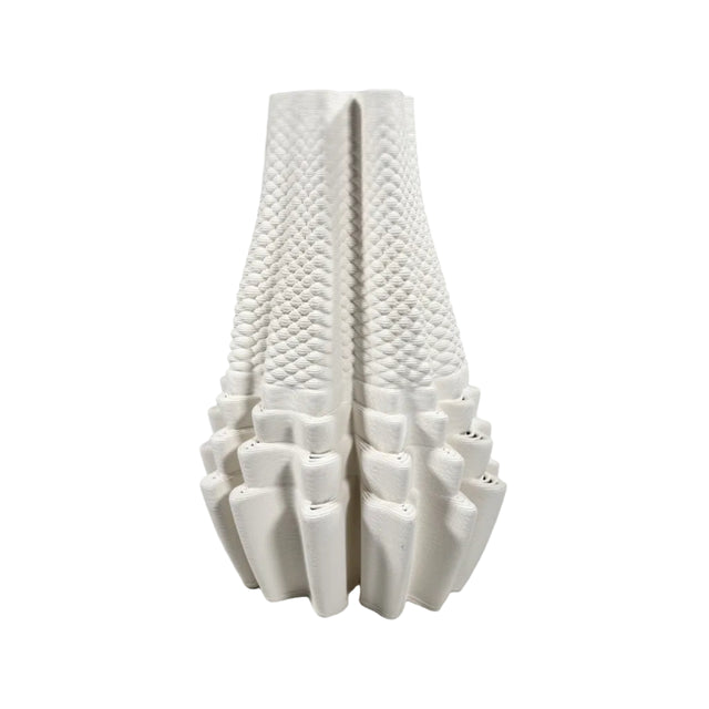 Ceramic 3D Textured Vase 28.5x33cm