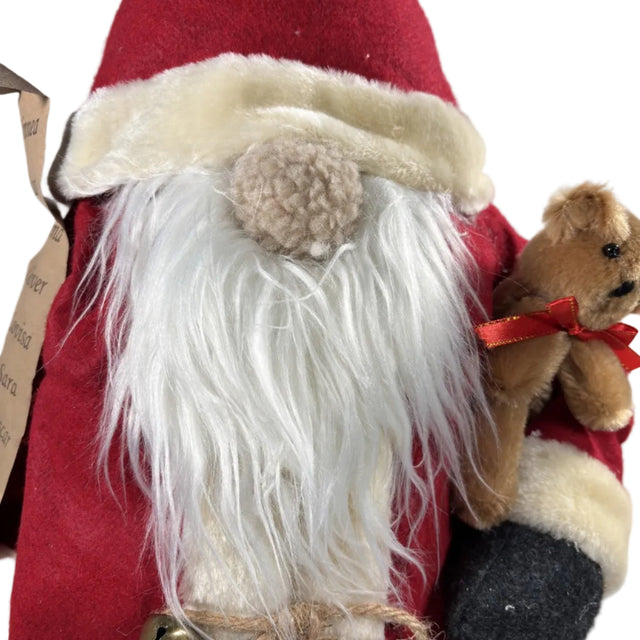 Gnome Santa With Naughty And Nice List 90Cm