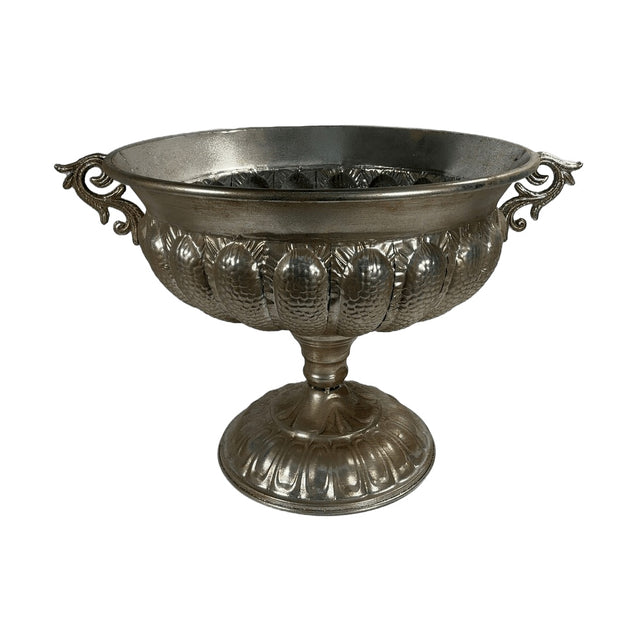 Iron Vase 59X48X38Cm Silver