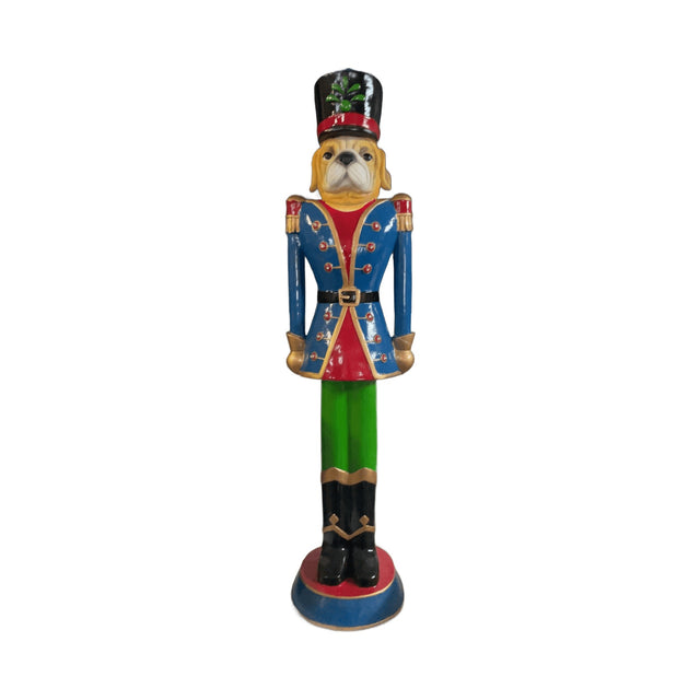 92Cm Dog Nutcrackers - Blue