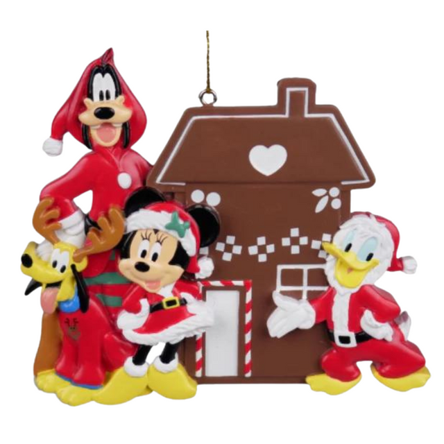 Disney Characters Hanging Ornament With House