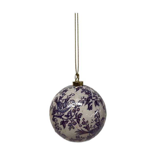 Xmas Ball 7cm Delft Blue