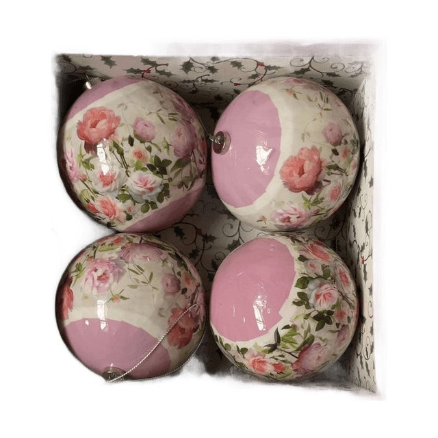 Lg Rose Paper Balls Box Of 6