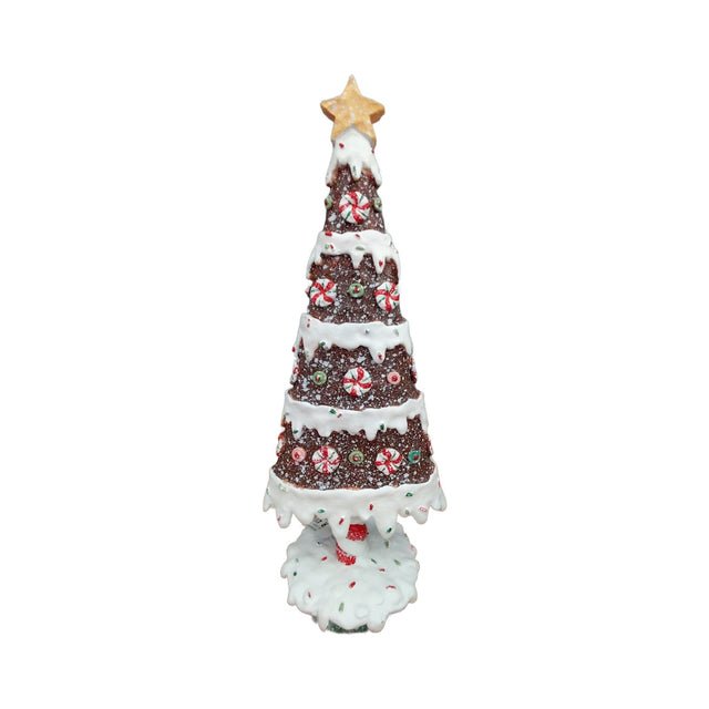Ginger Tree Figure 11X8.5X30Cm - Gingerbread