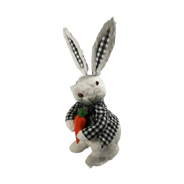 Rabbit with black & white jacket and ears 47cm
