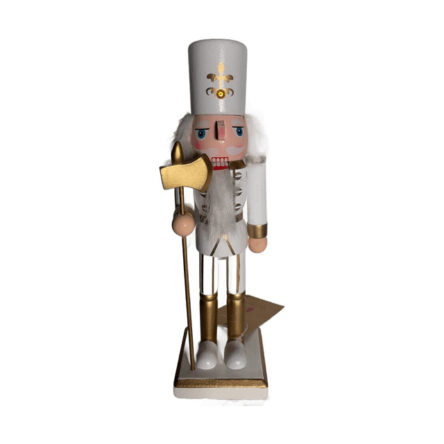 Nutcracker 25Cm Gold - With Battle Axe