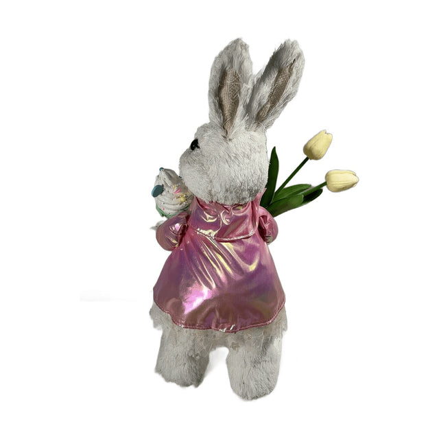 50CM MRS BUNNY W TULIPS (LE V551/2)