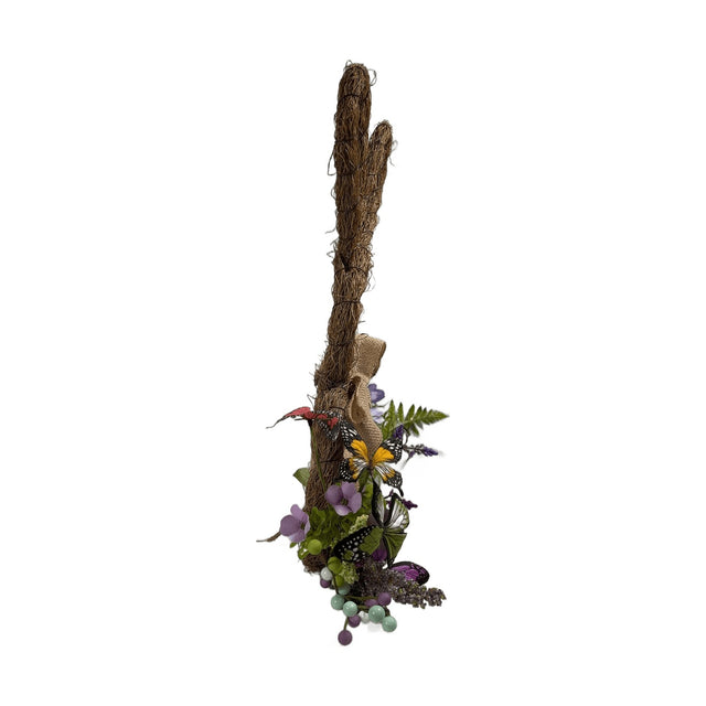 50CM FLORAL WALL BUNNY