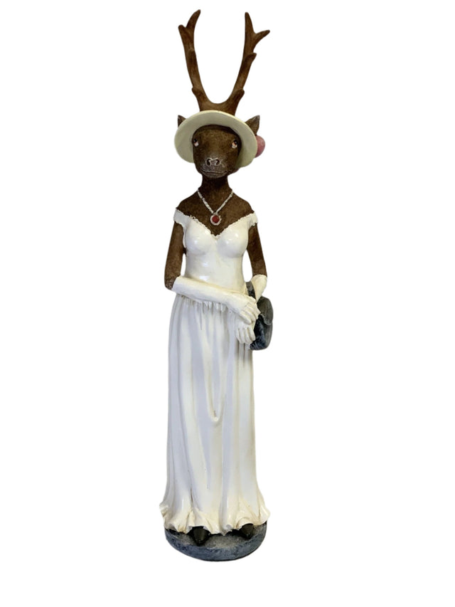 Statue Buck Lady 9X9X40.5Cm