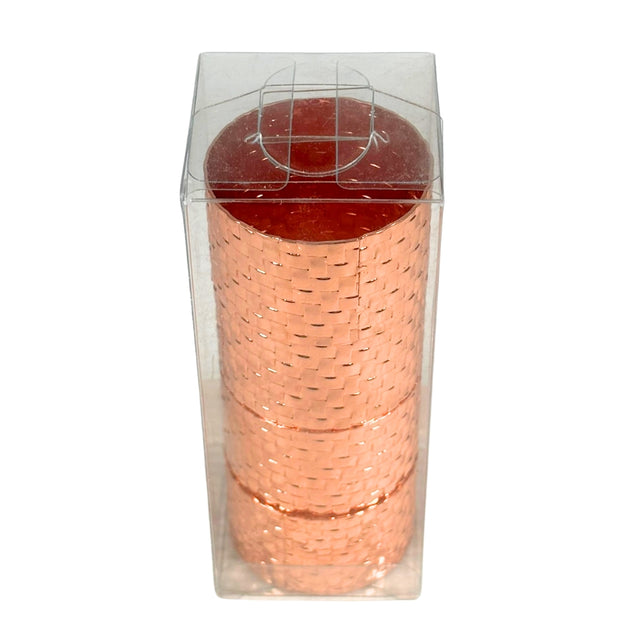 Napkin Rings x4 Rose Gold