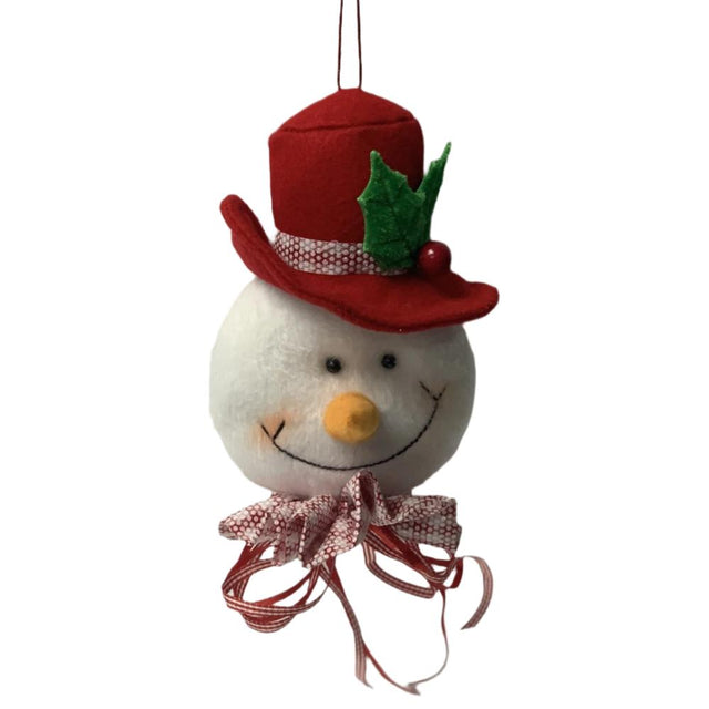 Snowman Face Hanging