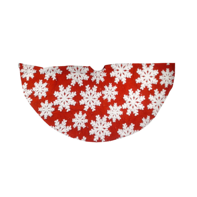 Snowflake On Red Velvet 90Cm