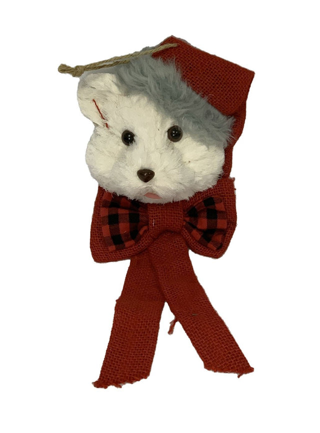 White Bear with Red / Grey