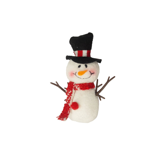 Snowman With Black Hat
