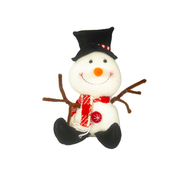 Snowman With Black Hat