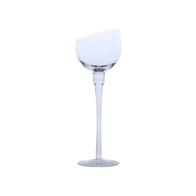 Medium Size, Wine Glass Shaped Candle Holder