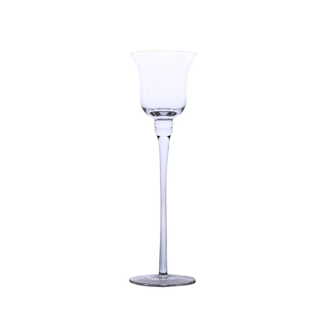 Medium Glass Candle Holder Tapered