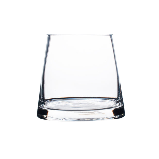 Short Flower Vase (Glass) (8x10cm)