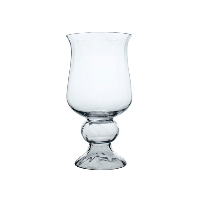 Footed Hurricane Vase 23X42Cm
