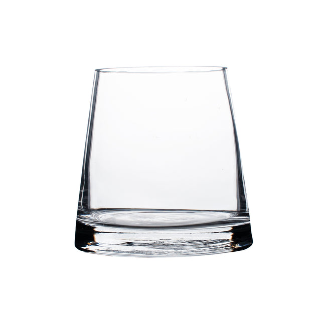 Clear Glass Square Vase (13x10cm)