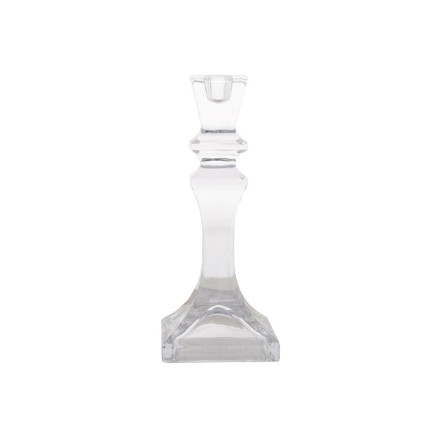 Medium Square Crystal Candle Stand Holder