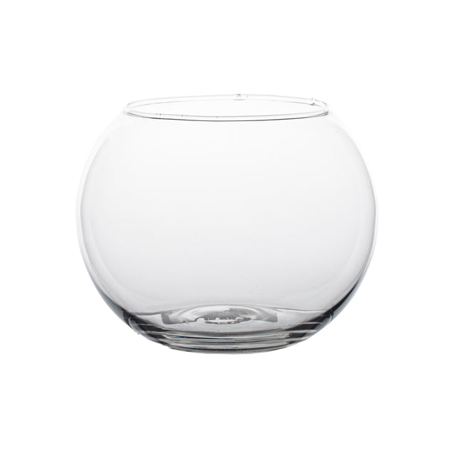 Glass Rose Bowl 10Cm