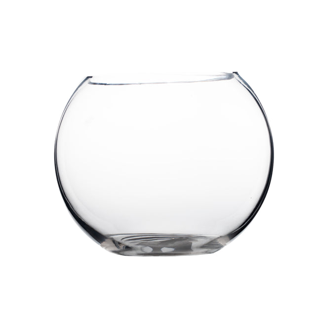 Glass Rose Bowl 18Cm
