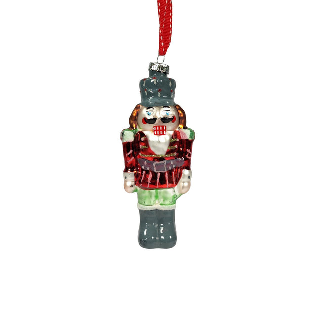 Nutcracker Glass With Grey Hat 6X4X14Cm