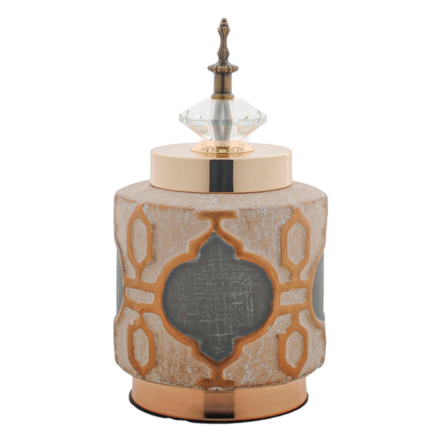 Ginger Jar Decorative Piece 14x14x30cm