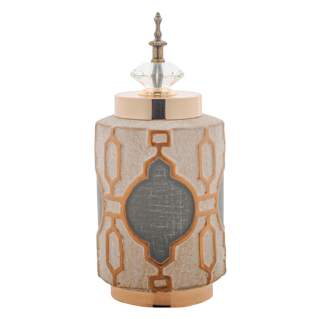 Ginger Jar Decorative Piece 14x14x36cm