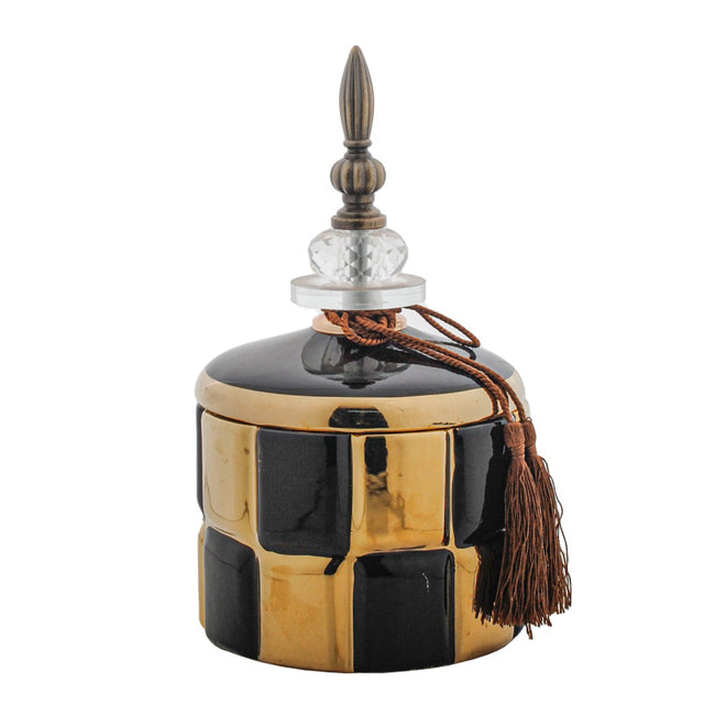 Cylinder Shaped Ginger Jar 14x14x25cm