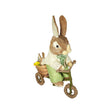 Bunny Face On Bicycle - Grass Statue (38cm)