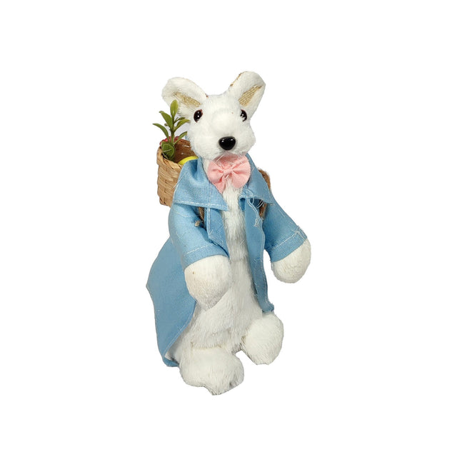 Plush Rabbit Toy - Easter Decor (16x10x22cm)