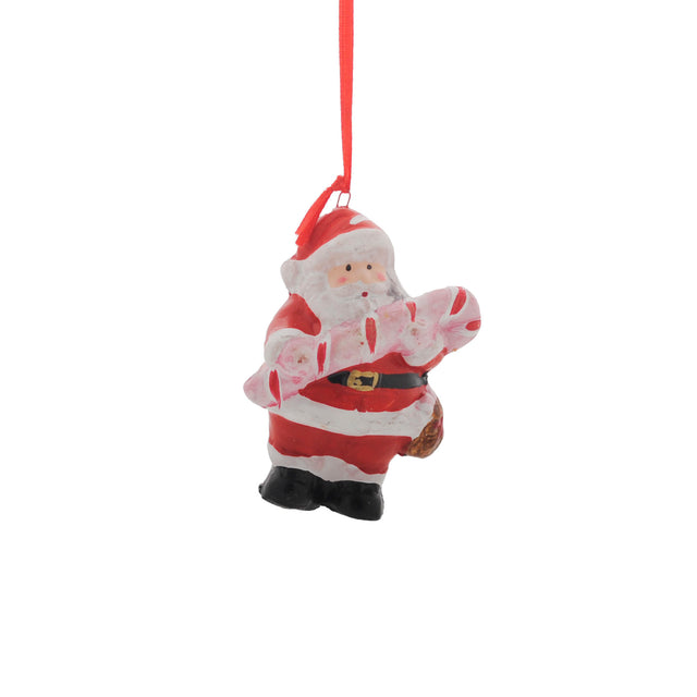 Santa With Candy Cane