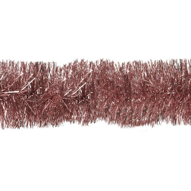 Pink Tinsel Christmas Garland (10x270cm)