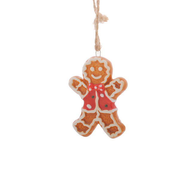 Gingerbread Biscuits Boy Christmas Ornament