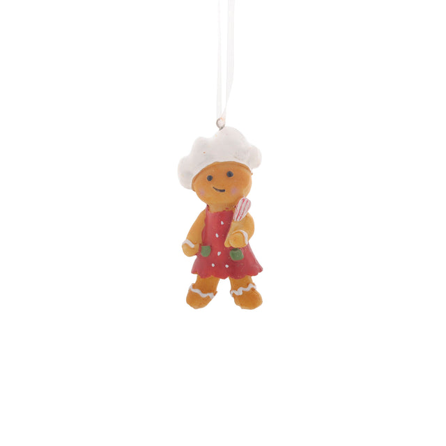 Gingerbread Woman Christmas Ornament