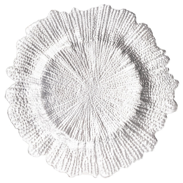 Silver Flower Underplate