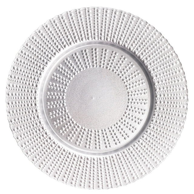 Silver Dotted Underplate