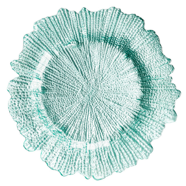 Turquoise Flower Underplate